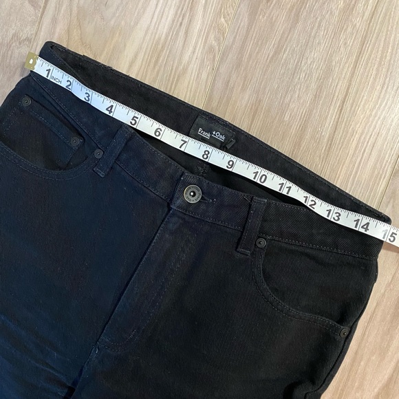 Frank + Oak Black Straight Leg Jeans - Picture 6 of 6